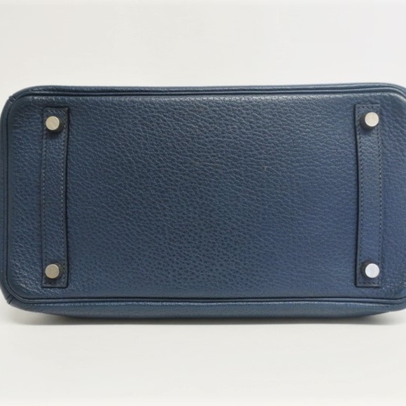 Hermes Birkin 30 Bag Blue de Presse Togo Leather - Picture 4 of 8